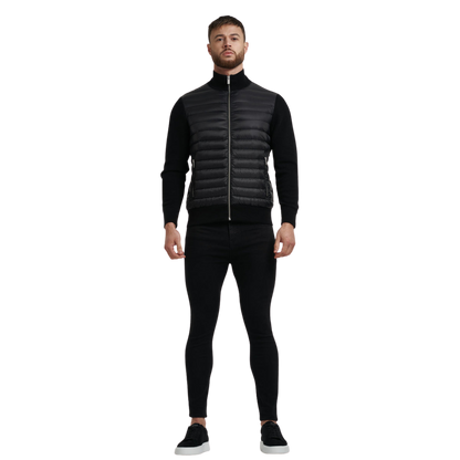 Veste Noire Urbain Élégance