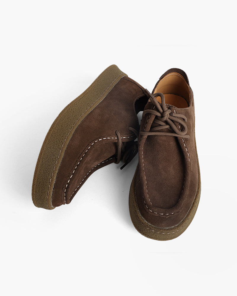 Chaussures city en daim premium
