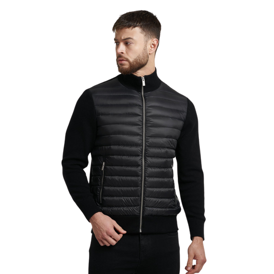 Veste Noire Urbain Élégance