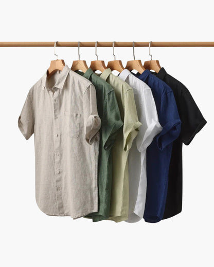 Cape Town – Chemise en lin (manches courtes)