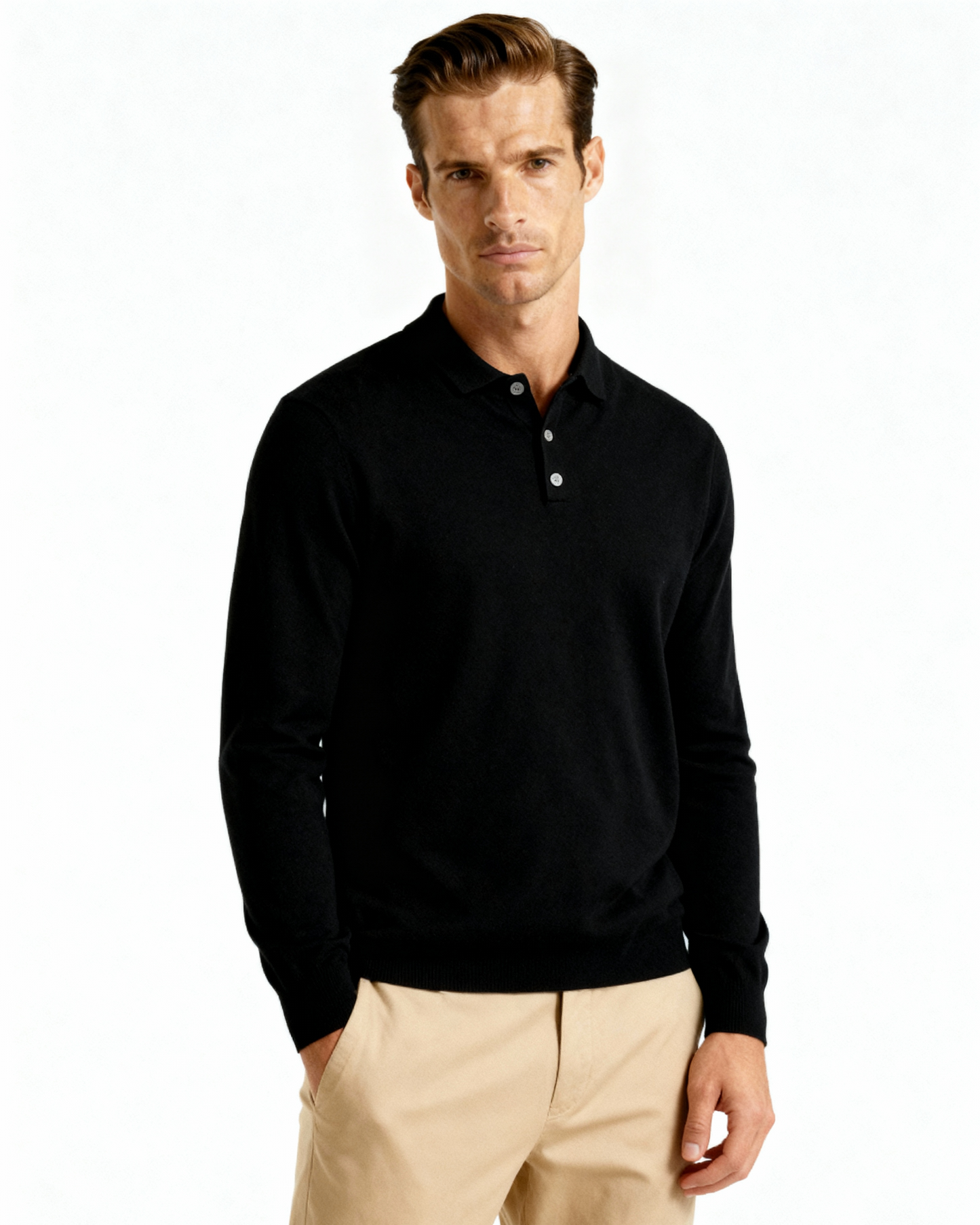 Polo en cachemire 100 %