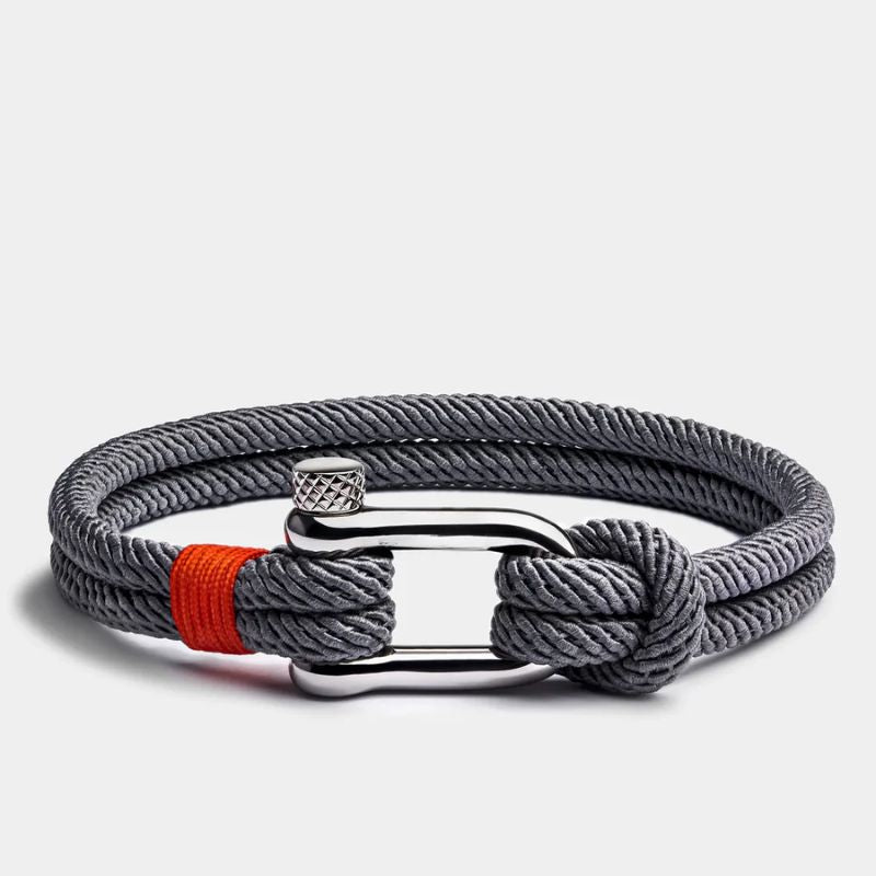 Gray Strand Rope Bracelet