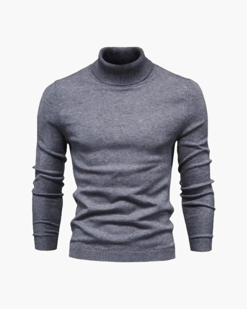 Gstaad – Pull Col Roulé en Laine Mérinos