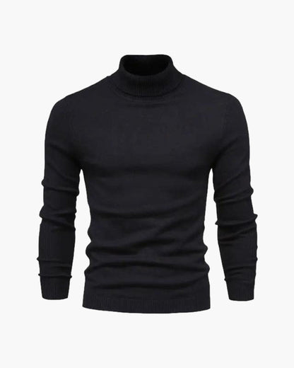 Gstaad – Pull Col Roulé en Laine Mérinos