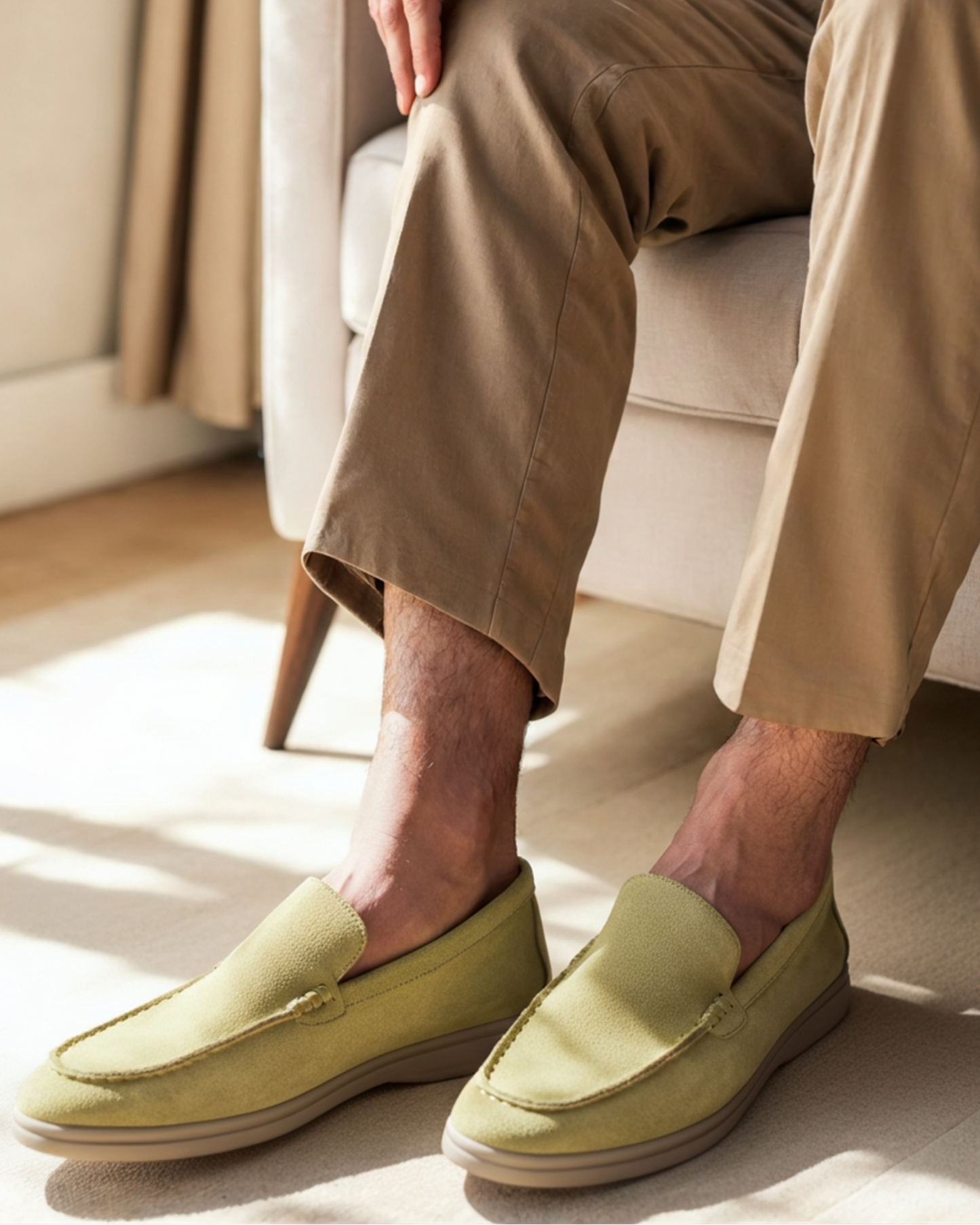 Mocassins en daim premium Seine Sélect