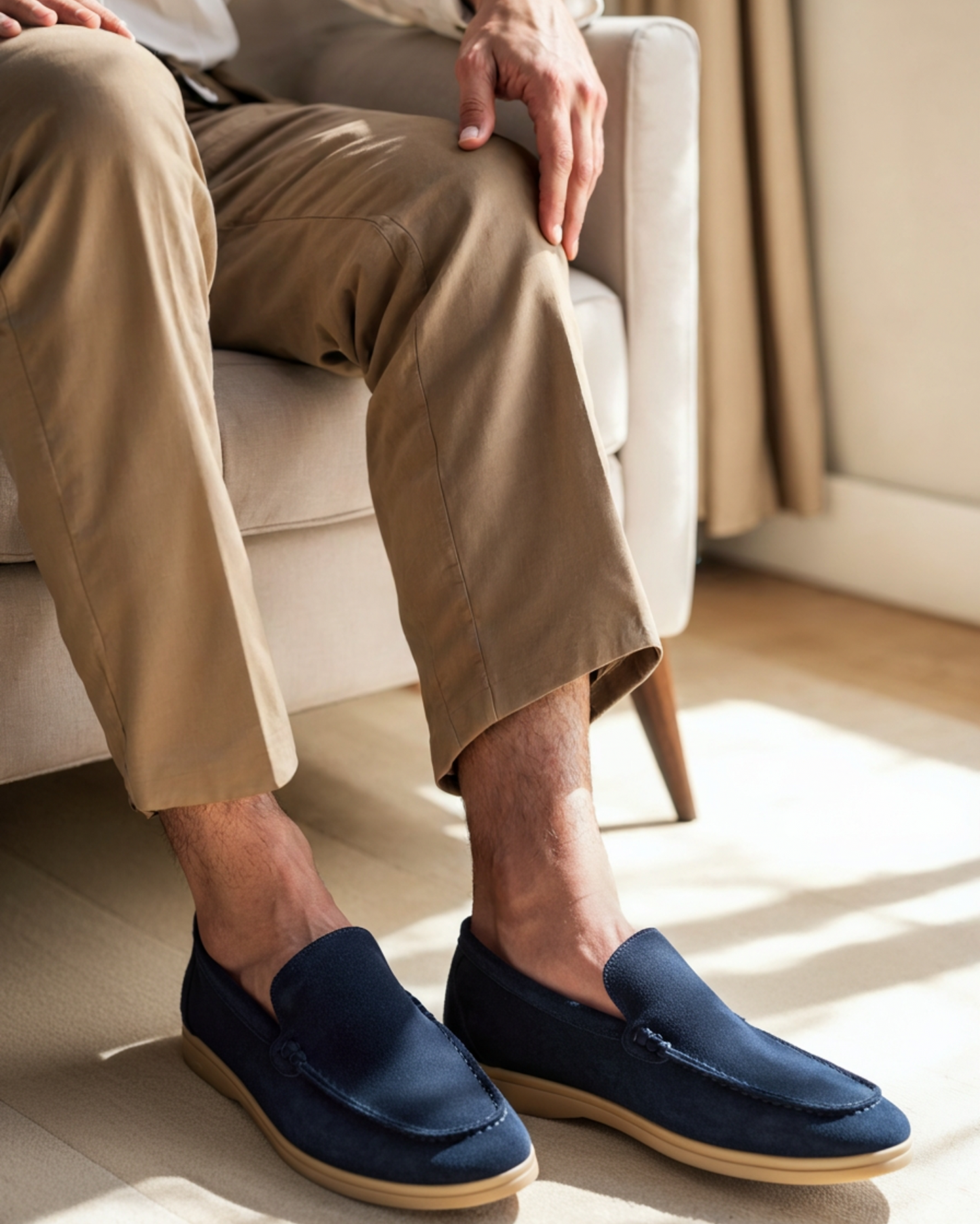 Mocassins en daim premium Seine Sélect