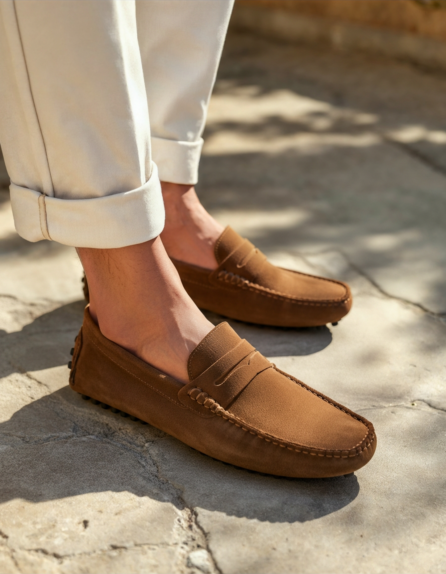 Mocassins driver en daim Seine Sélect