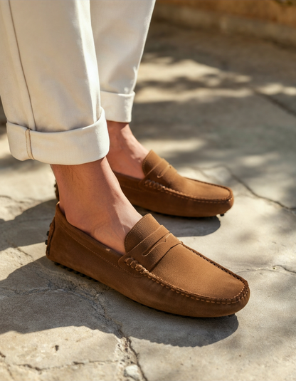 Mocassins driver en daim Seine Sélect