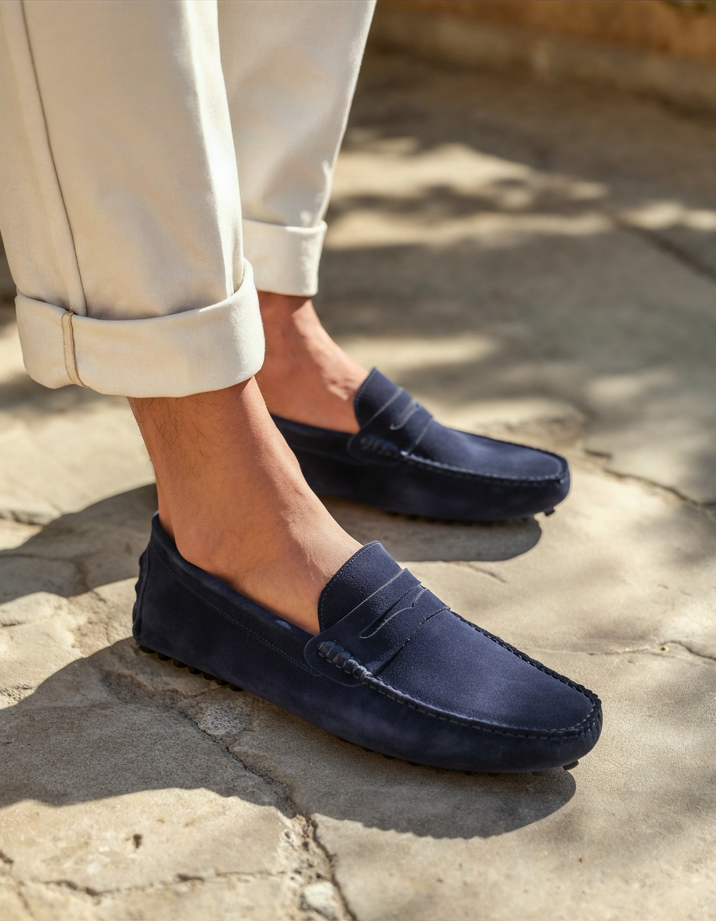 Mocassins driver en daim Seine Sélect