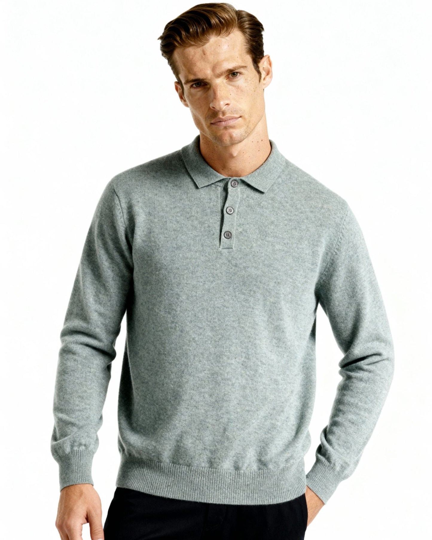 Polo en cachemire 100 %