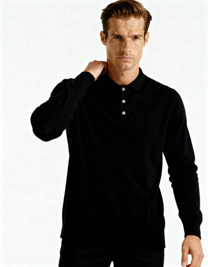 Polo en cachemire 100 %
